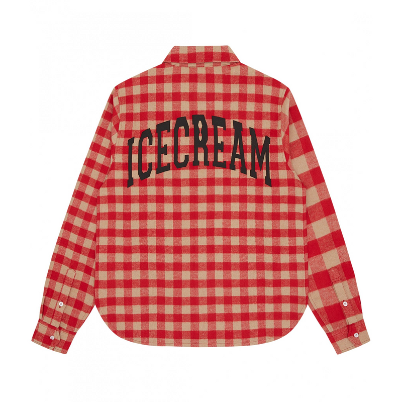 Billionaire Boys Club Check Flannel Shirt Red