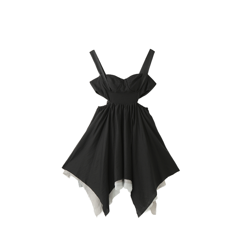 1/4 MADE Destruction Style Dress - Black