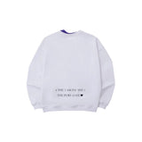 1/4MADE Double Collar Printed Crewneck