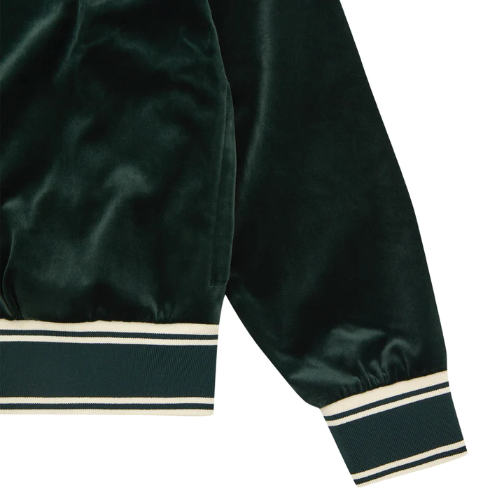 Billionaire Boys Club Velour Track Top - GREEN