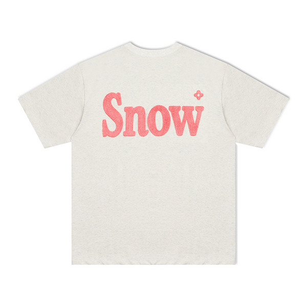 PCMY Snow Embroidered T-shirt White