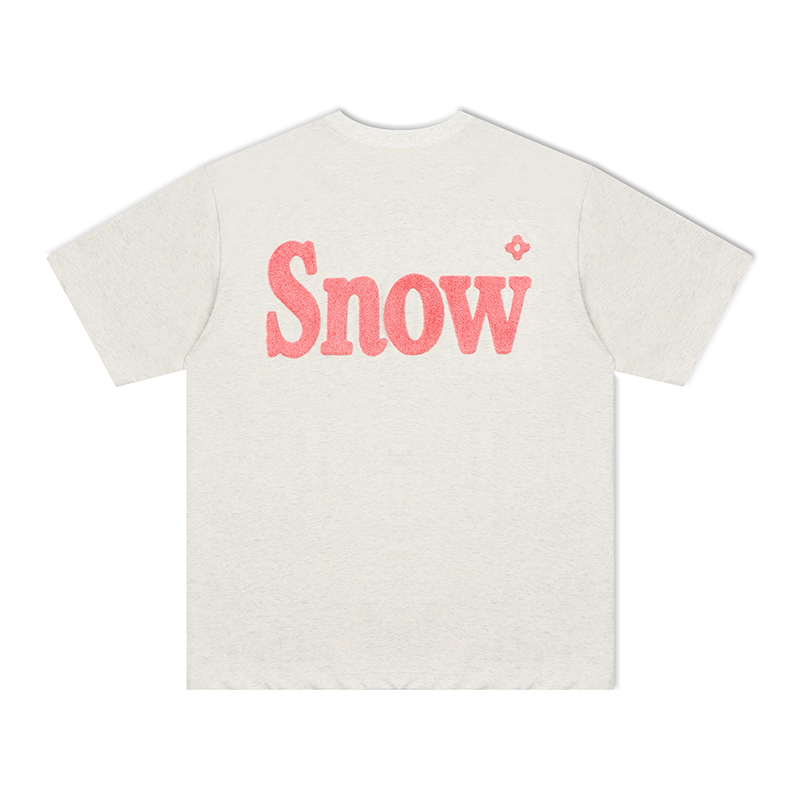 PCMY Snow Embroidered T-shirt White