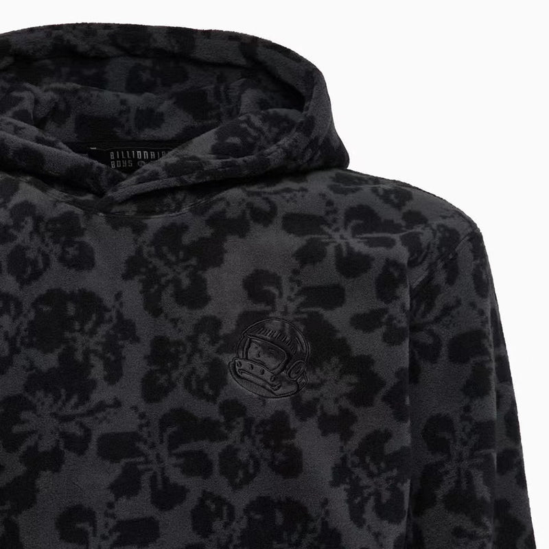 Billionaire Boys Club Allover Motif Printed Fleece Hoodie