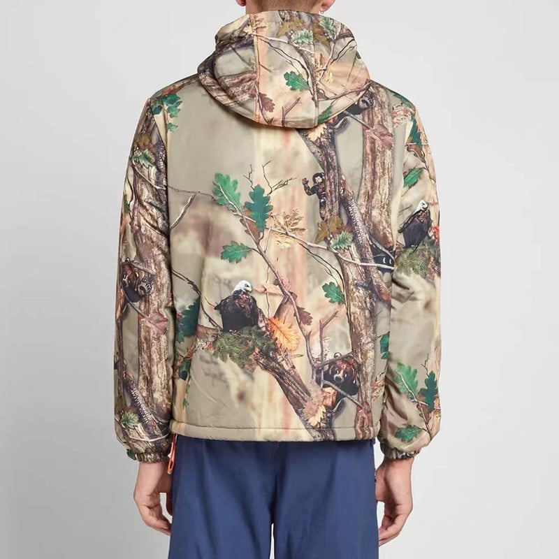 Billionaire Boys Club TREE CAMO PADDED ZIP JACKET