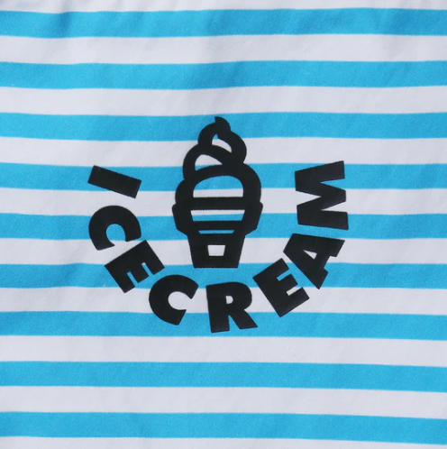 Billionaire Boys Club Icecream Stripe Shirt JP Exclusive Blue