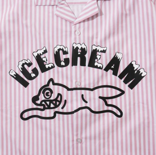 Billionaire Boys Club Icecream Stripe Shirt JP Exclusive Pink