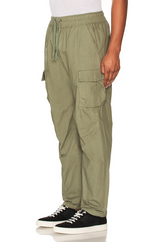 JOHN ELLIOTT BACK SATEEN CARGO PANTS OLIVE