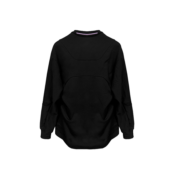 1/4MADE Silhouette Structured Patchwork Sweatshirt