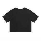 PCMY Printed short T-shirt Black