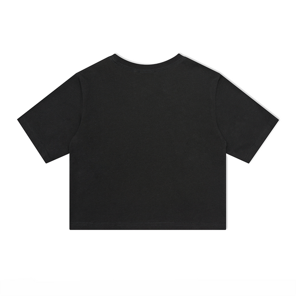 PCMY Printed short T-shirt Black