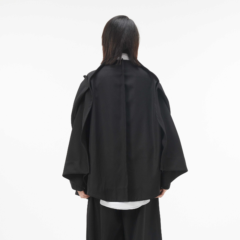 1/4 MADE Silhouette Asymmetric Cape