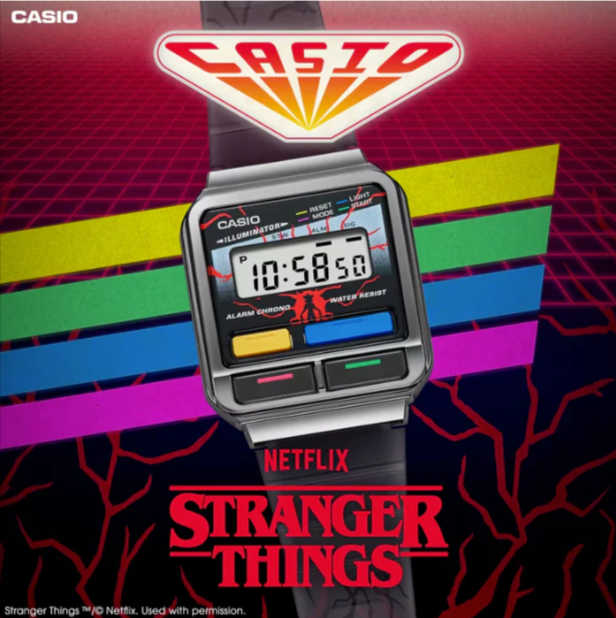 CASIO A120WEST-1A STRANGER THINGS WATCH