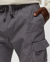 JOHN ELLIOTT BACK SATEEN CARGO PANTS GREY