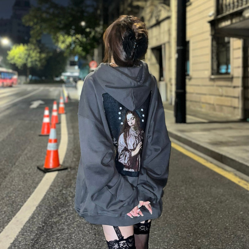 1/4MADE The Madonna Printed Hoodie