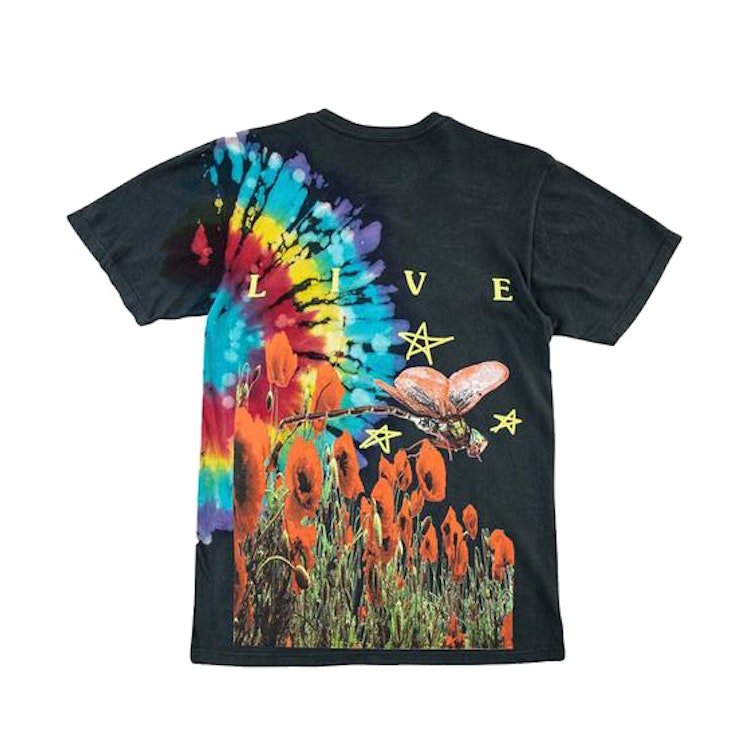 Travis Scott Astroworld Europe Exclusive Tie Dye T-Shirt Black