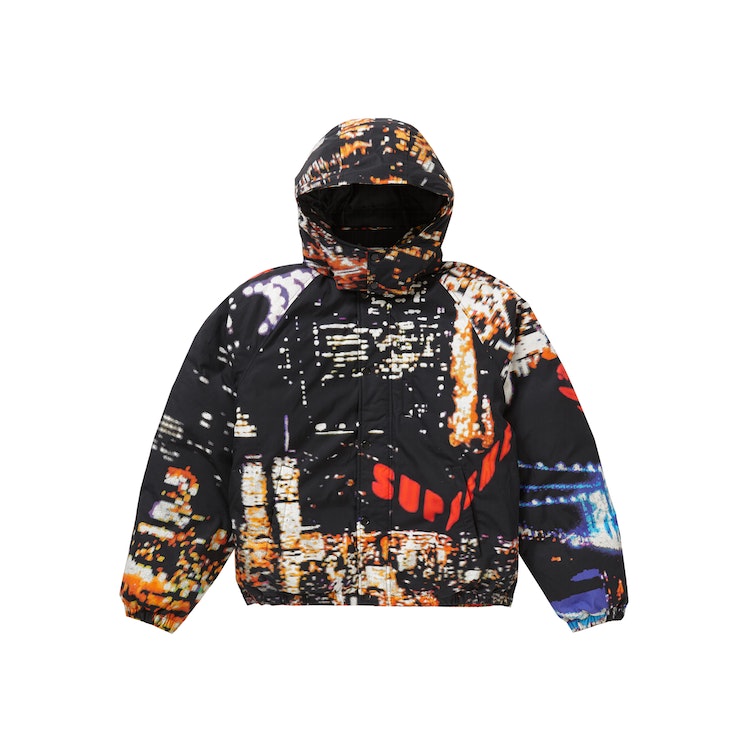 Supreme City Lights Puffy Jacket Black [VNDS]