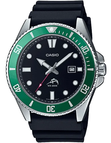 Casio Sport Dive Green Black MDV106B-1A3